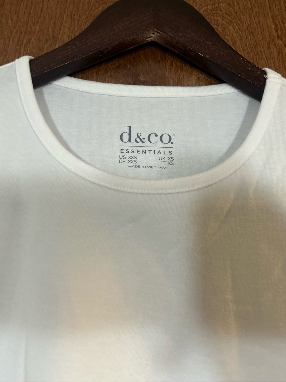 Denim & Co. Essentials Perfect Jersey 3/4 Sleeve Round Neck Top XXS New A698194 - Picture 3 of 4